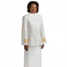 White Clergy Jacket H-104
